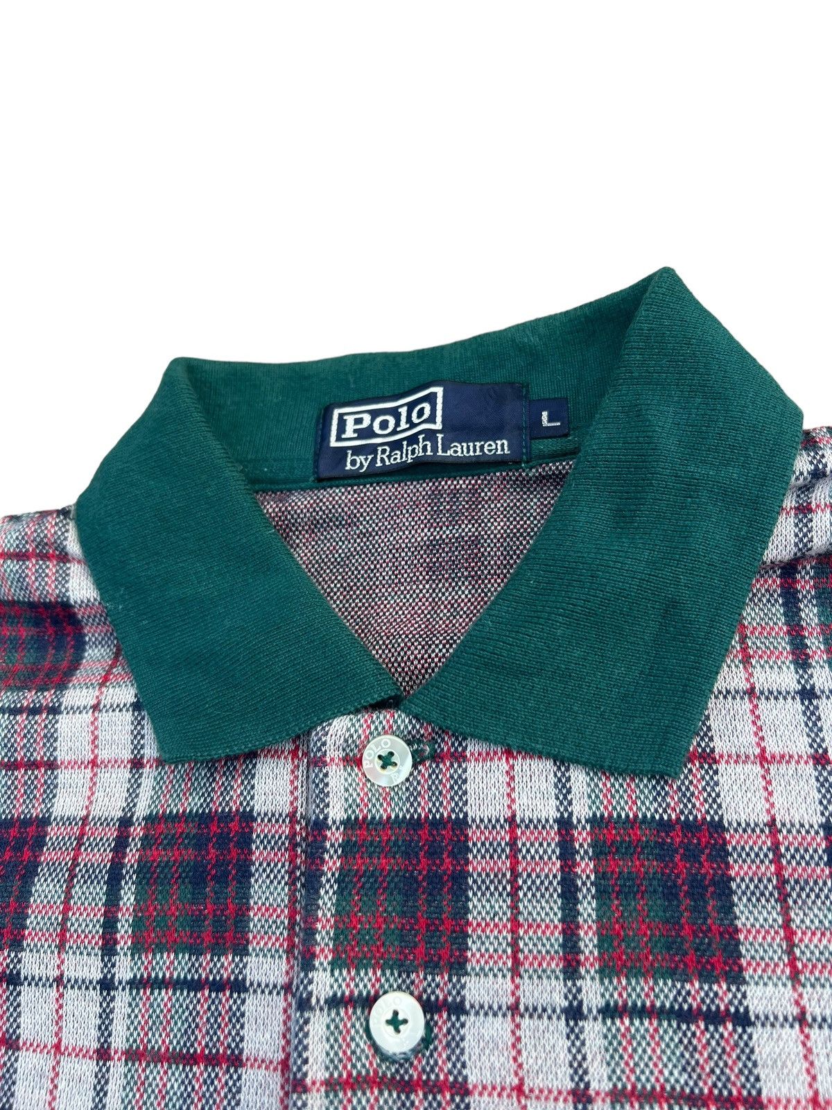 Polo Ralph Lauren Vintage 90s Polo Ralph Lauren Checkered Polo Shirt Size US L / EU 52-54 / 3 - 4 Thumbnail