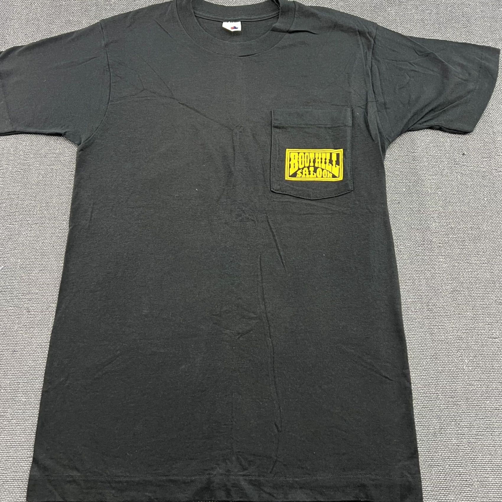 Fruit Of The Loom Vintage Boothill Saloon 1979 Adult M Graphic T-Shirt Daytona Beach 80s Black Nike? Size US M / EU 48-50 / 2 - 3 Thumbnail