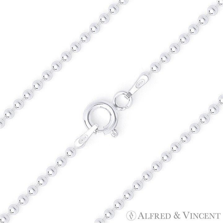 Other Polished Ball Bead Link Italian Chain Anklet Size 10 Size ONE SIZE - 1 Thumbnail