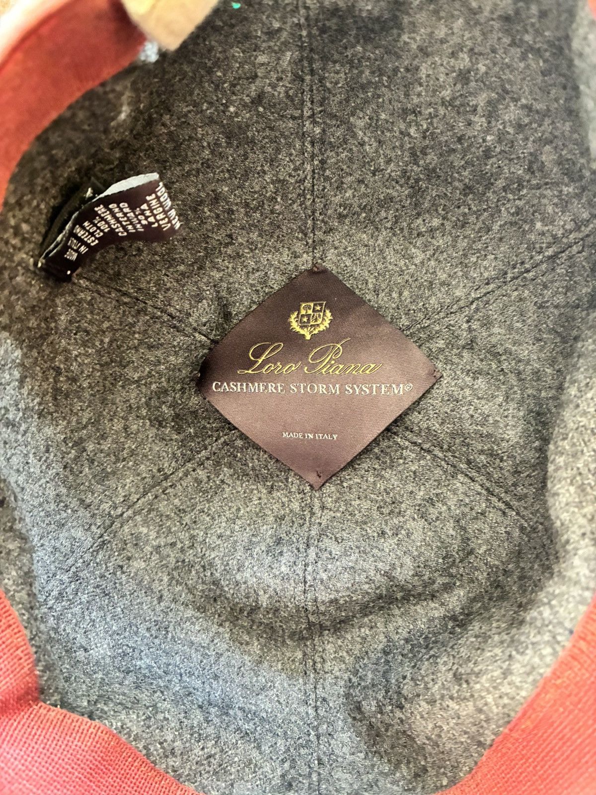 Loro Piana Loro Piana rare light grey cashmere cap size small/medium Size ONE SIZE - 2 Thumbnail