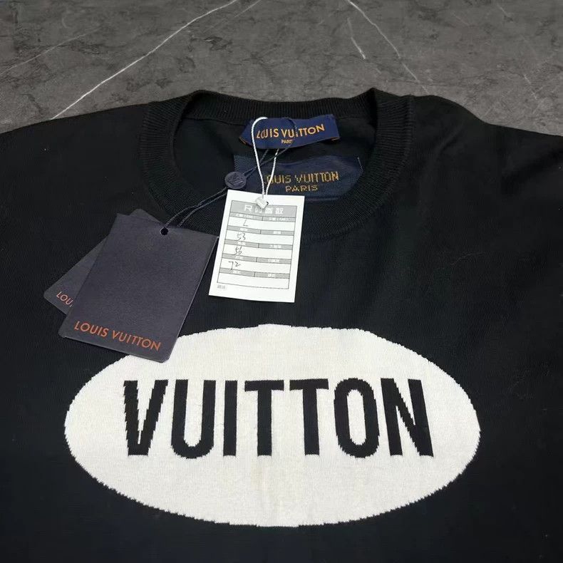 Louis Vuitton Louis Vuitton Logo Knit Short Sleeve Shirt-2506 Size US L / EU 52-54 / 3 - 4 Thumbnail