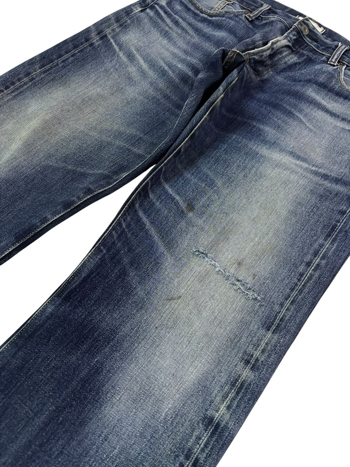 Japanese Brand Vtg Uniqlo Japan Selvedge Jeans Size US 35 - 5 Thumbnail