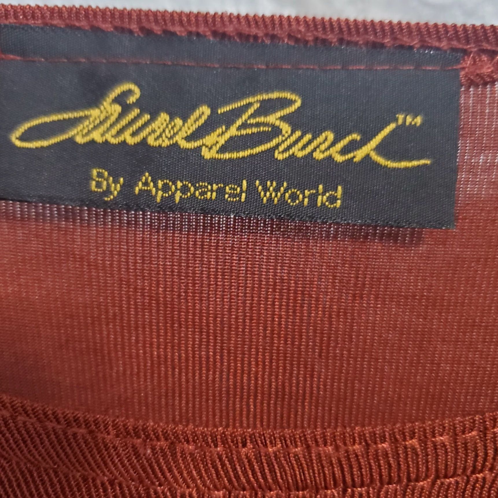 Vintage Laurel Burch Top Women M Rust Southwestern Design Long Sleeve Stretch Artsy Read Shirt Blouse Casual Fall Spring Size M / US 6-8 / IT 42-44 - 2 Thumbnail