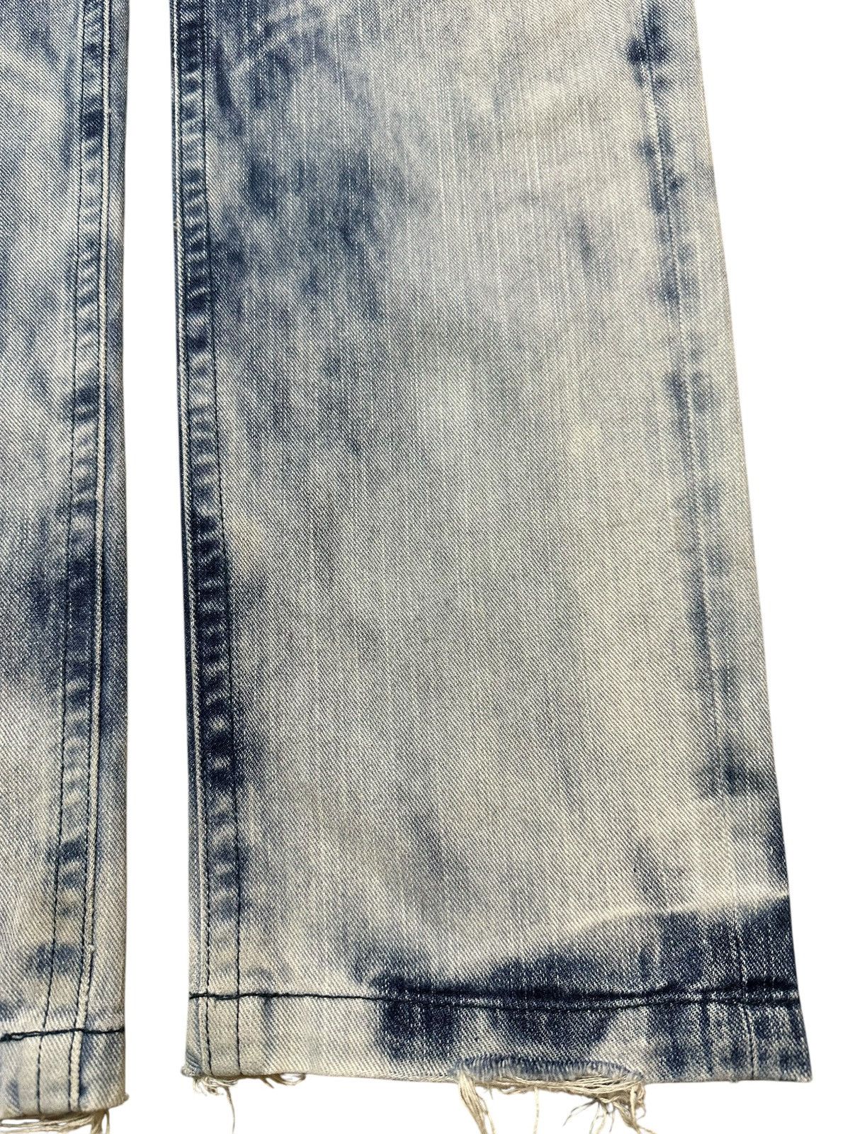 If Six Was Nine Vintage Japanese Brand Acid Wash Style Distress Style Jeans Size US 34 / EU 50 - 8 Thumbnail