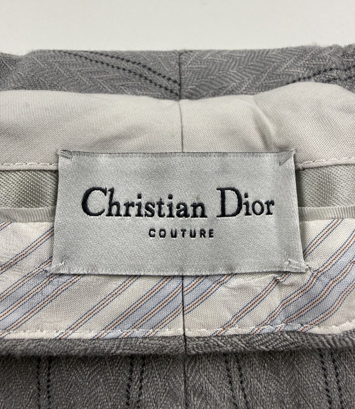 Dior Dior S/S’23 Jacquard High Waist Wool Shorts Size US 32 / EU 48 - 8 Thumbnail