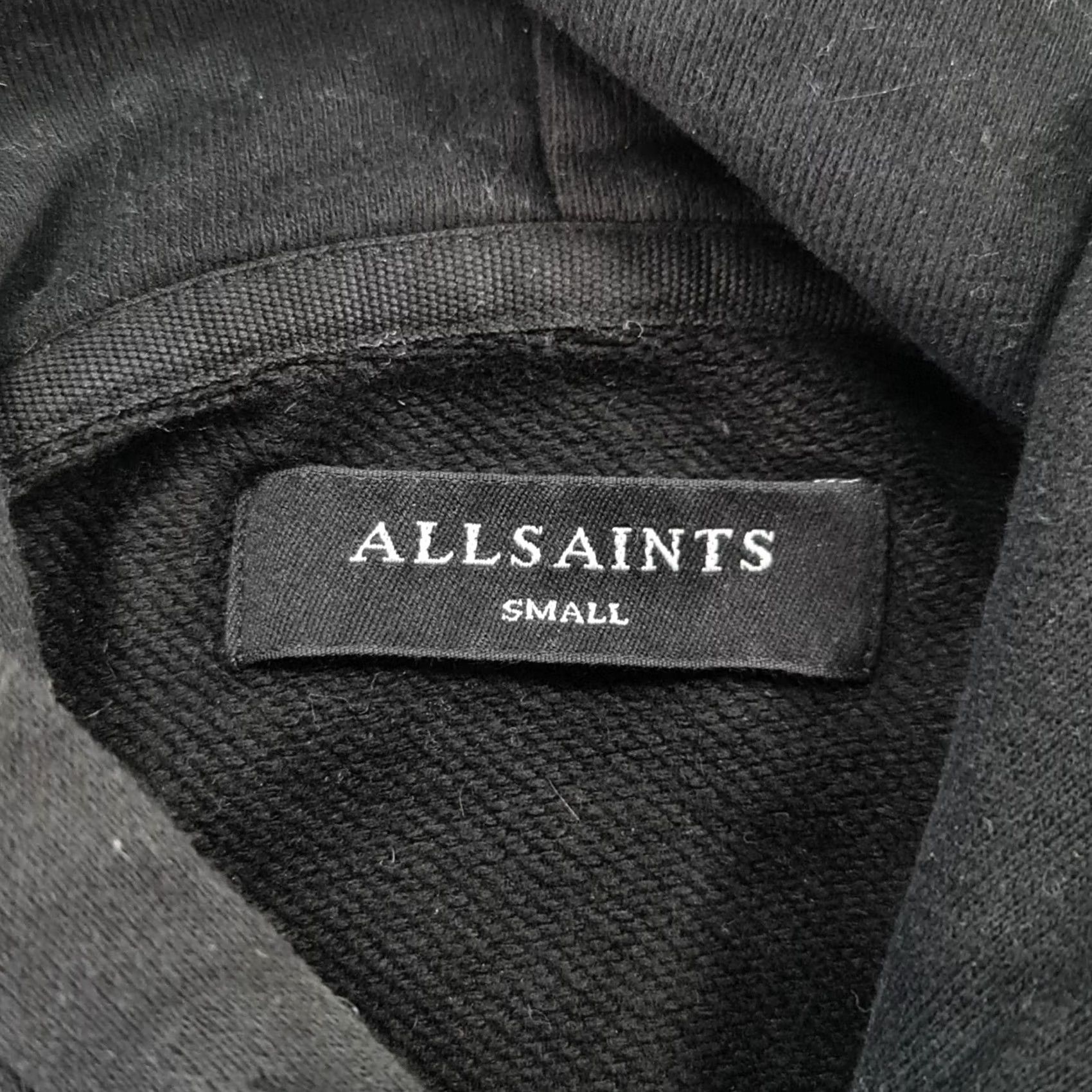 Allsaints AllSaints Hoodie Mens S Black State OTH Pullover Cotton Size US S / EU 44-46 / 1 - 3 Thumbnail