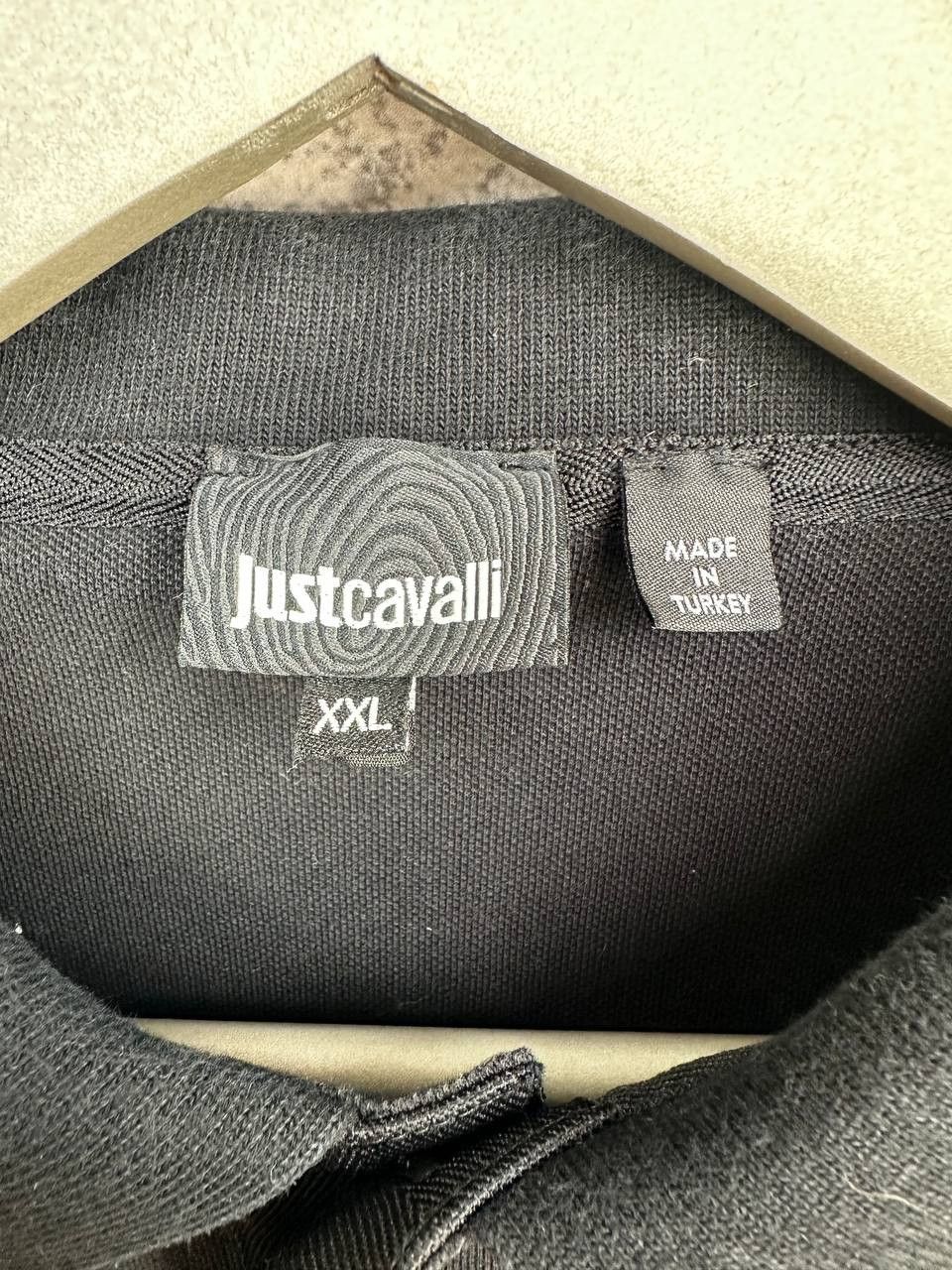 Just Cavalli Just Cavalli Black Crest Logo Piqué Polo Shirt Short Sleeve Size US XXL / EU 58 / 5 - 9 Thumbnail