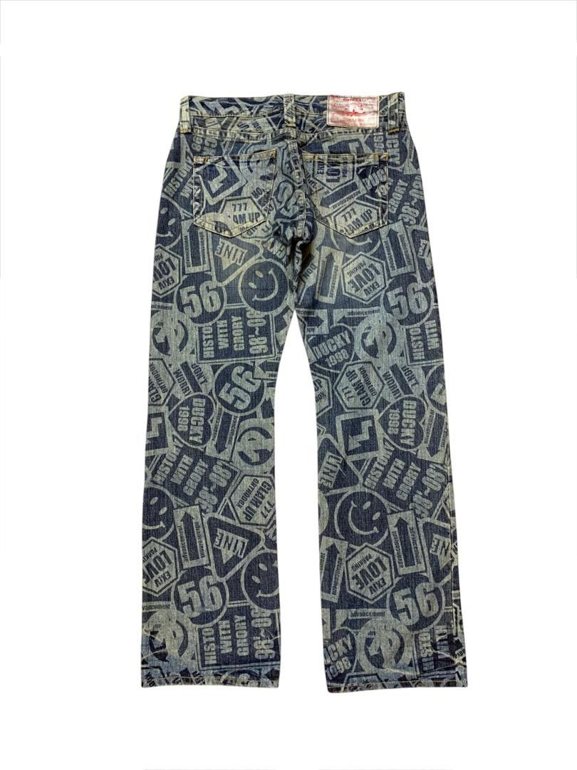 Hysteric Glamour Japanese Brand Smile Allover Printed Share Spirit Kapital Size US 32 / EU 48 - 2 Thumbnail
