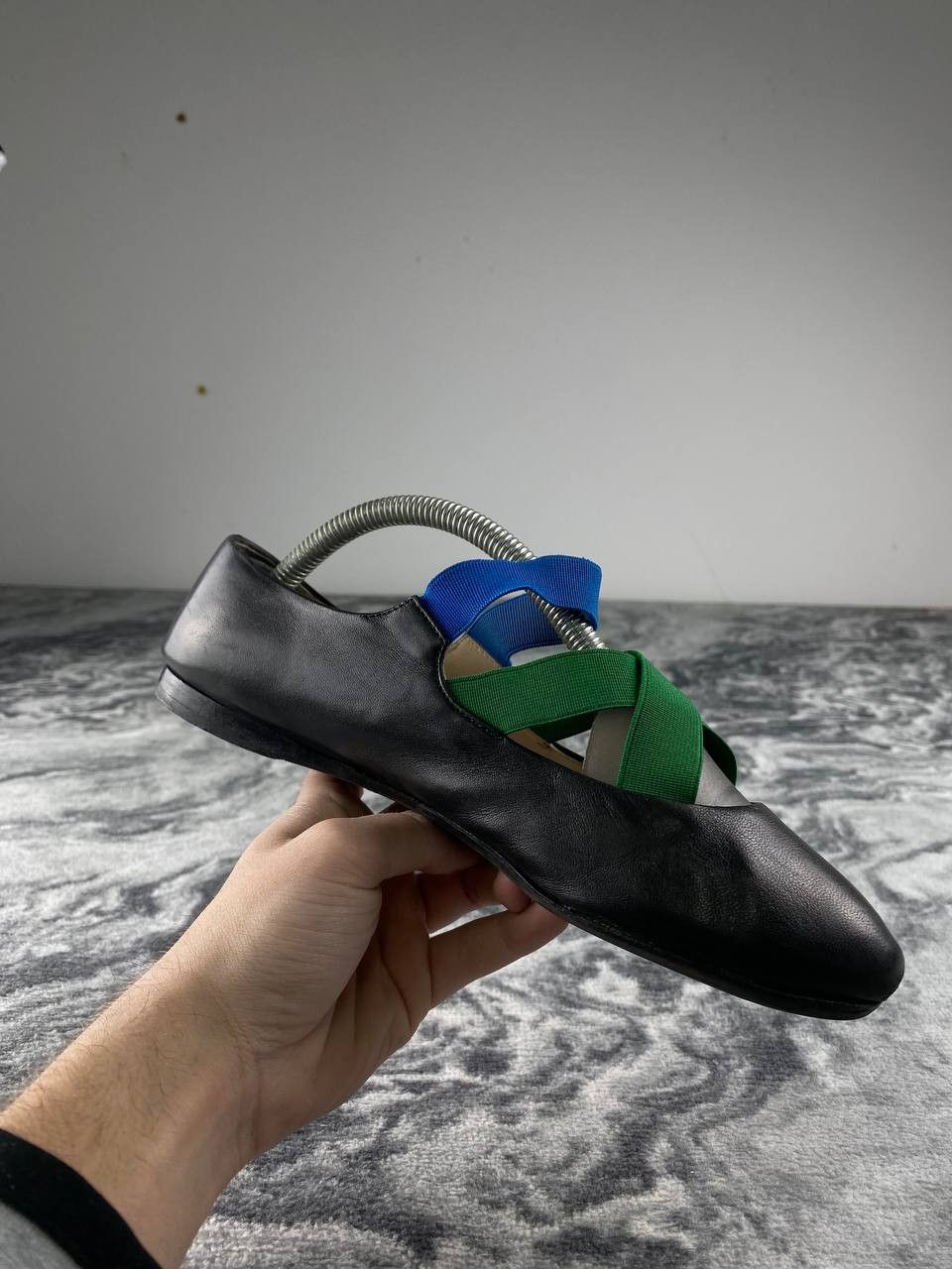 Prada Prada Leather Ballet Flats Women Size 36.5 Black Size US 6.5 / IT 36.5 - 6 Thumbnail