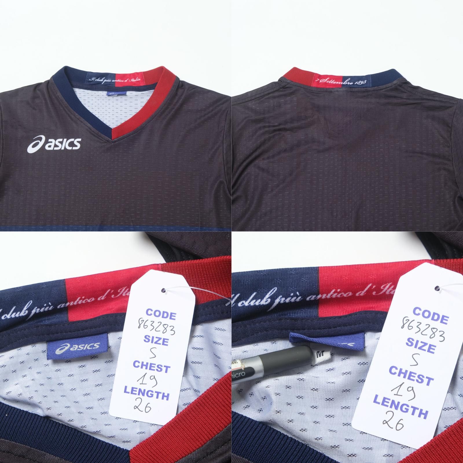 Asics 2010/11 Genoa Training Shirt Asics (S) Size US S / EU 44-46 / 1 - 4 Thumbnail