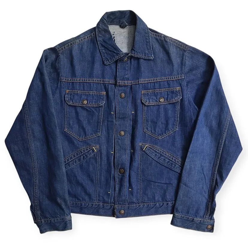 JCPenney Vintage 70s 80s Selvedge Western Denim Snap Button Size US S / EU 44-46 / 1 - 1 Thumbnail