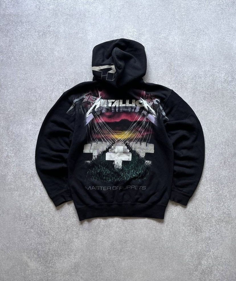 Band Tees × Vintage Vintage Metallica Master Of Puppets Boxy Hoodie Y2K S Size US S / EU 44-46 / 1 - 1 Thumbnail