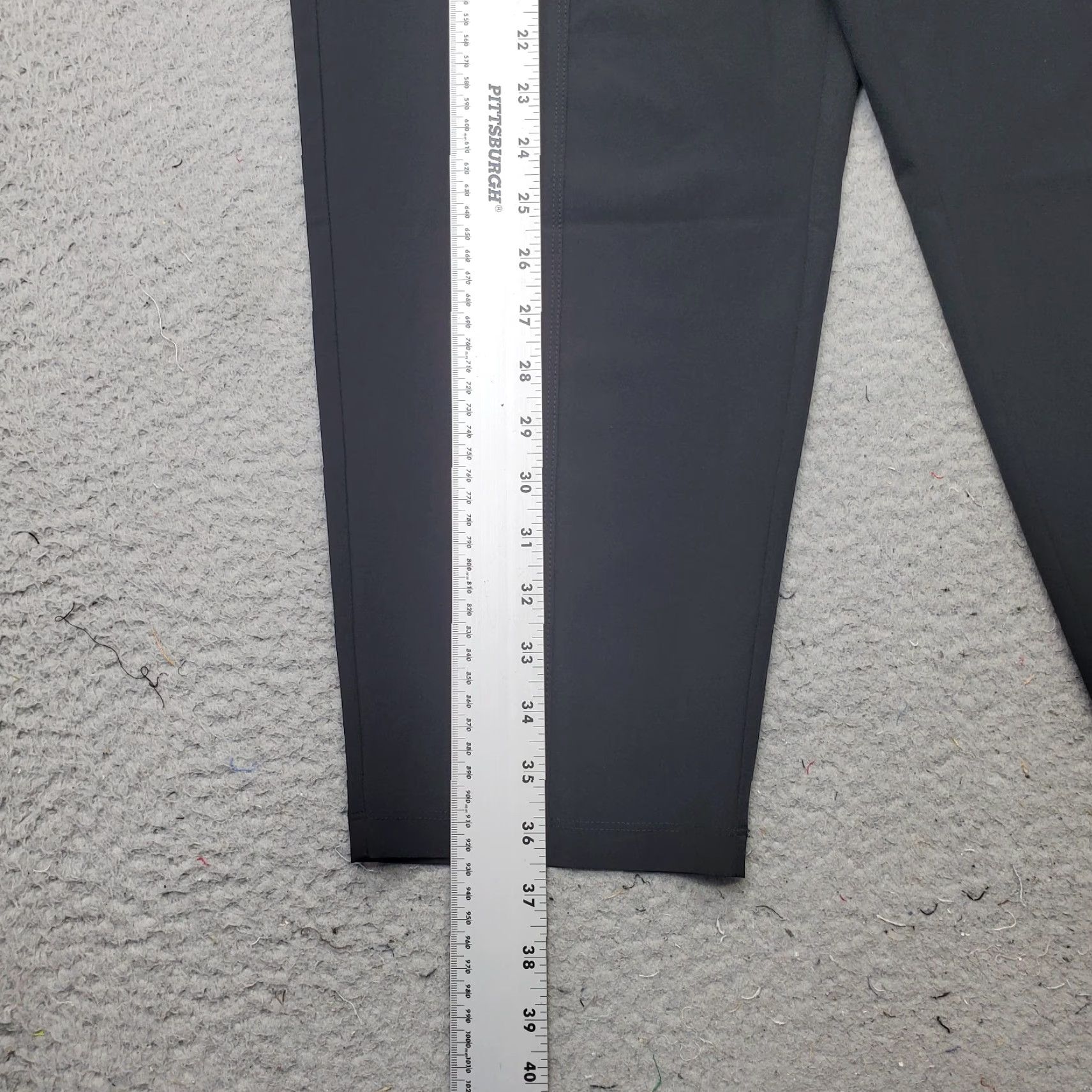 Lou & Grey Lou & Grey Sweatpants Womens Size L Black Stretch Drawstring Waist Straight Leg Size 36" / US 14 / IT 50 - 3 Thumbnail