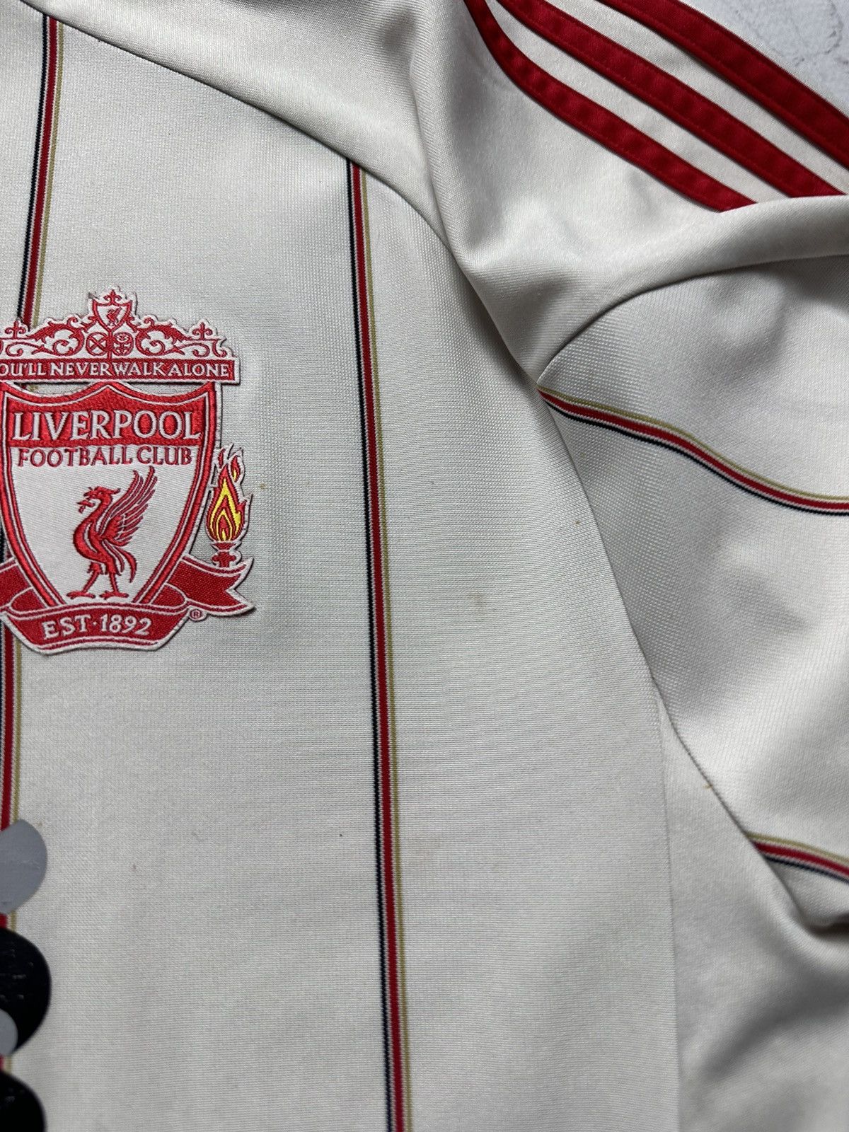 Adidas × Vintage Vintage adidas Liverpool soccer jersey long sleeve away rare Size US XXL / EU 58 / 5 - 7 Thumbnail