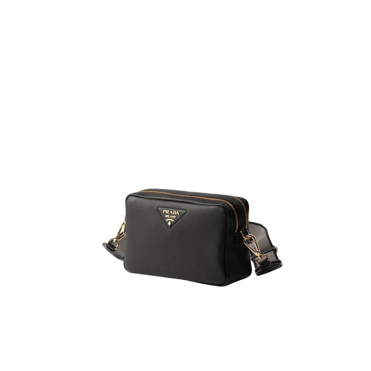 Prada PRADA $2750 Black Leather Small Shoulder Bag New & Authentic Size ONE SIZE - 2 Thumbnail