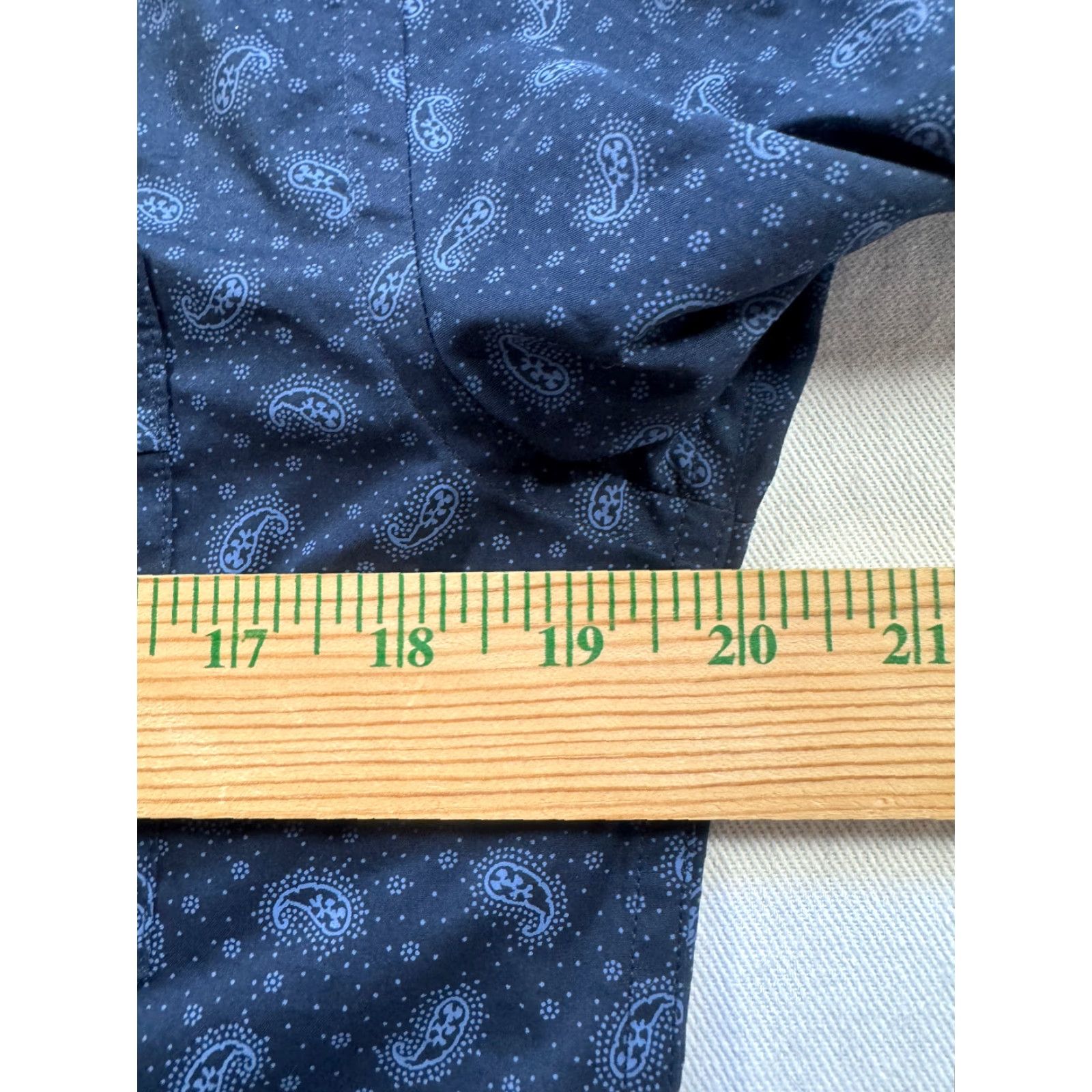 Perry Ellis Perry Ellis Shirt Mens Small Blue Paisley Button-Up Long Sleeve NWT 2018 Size US L / EU 52-54 / 3 - 5 Thumbnail