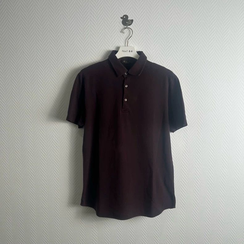 Loro Piana LORO PIANA Brown POLO shirt, short sleeves Size US XL / EU 56 / 4 - 1 Thumbnail