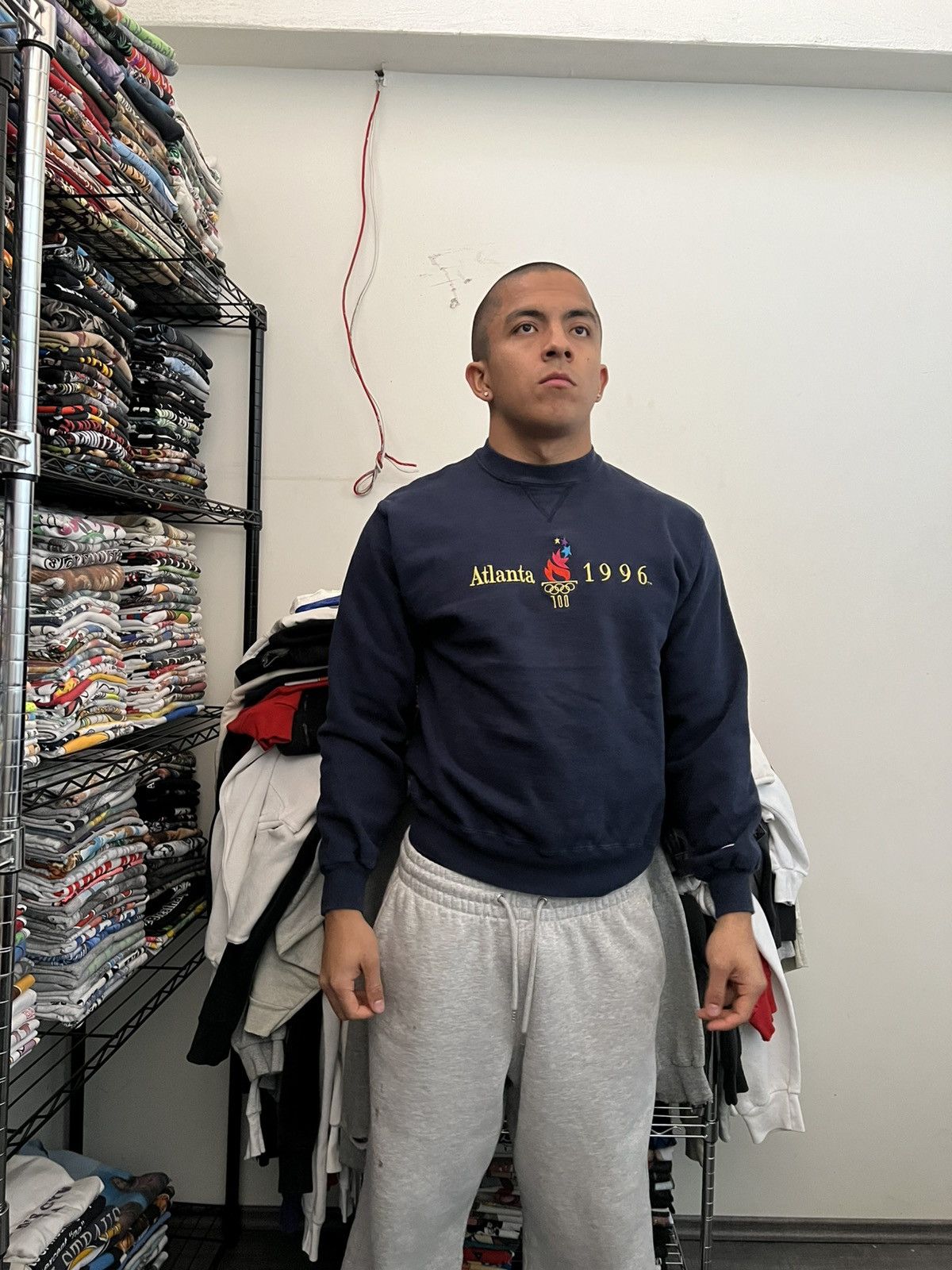 Champion 1996 Atlanta Olympics 100th Anniversary USA Crewneck Size US L / EU 52-54 / 3 - 2 Thumbnail