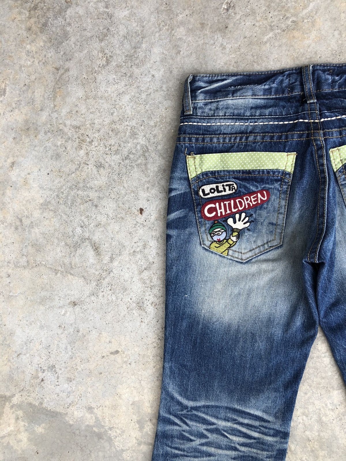 Japanese Brand Yoshitomo Nara Lolita Distressed Jeans Size US 31 - 9 Thumbnail