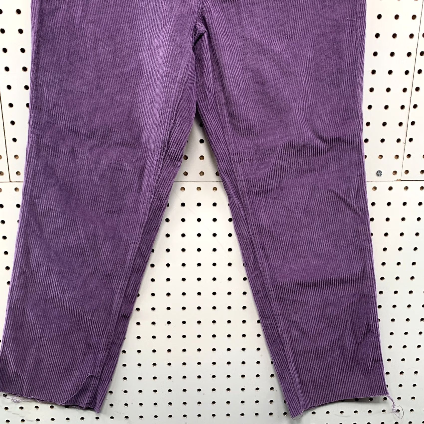 Pacsun Pacsun Corduroy Pants Womens 25x25.5 Purple High Rise Straight NWT Shoes Size 25? Size 42" / US 20 - 5 Thumbnail