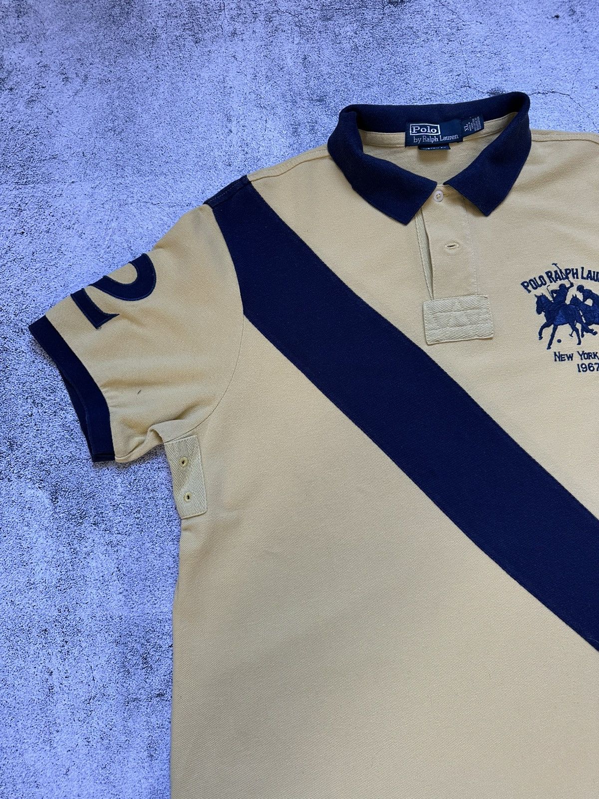 Polo Ralph Lauren Vintage Polo Ralph Lauren Yellow Fit Big Logo Y2K Size US XL / EU 56 / 4 - 6 Thumbnail