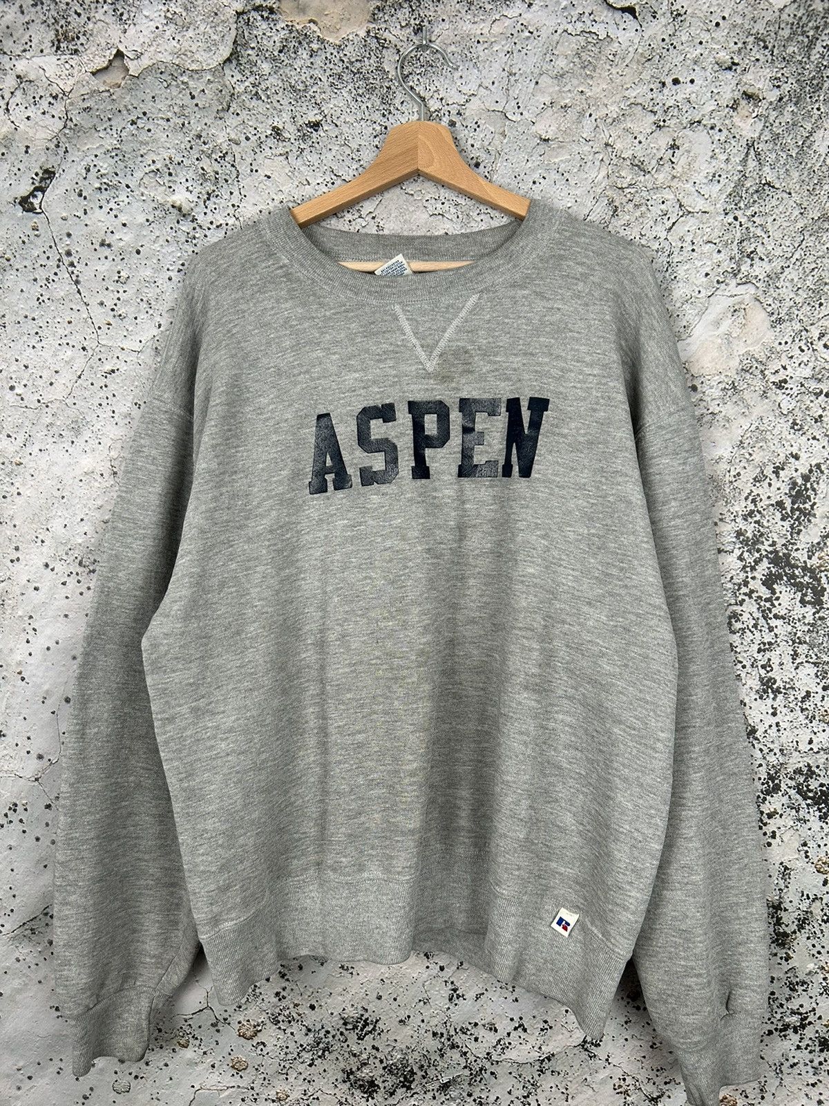 Other Vintage Russell Athletic Aspen Spellout 90s Boxy Crewneck Size US L / EU 52-54 / 3 - 1 Thumbnail