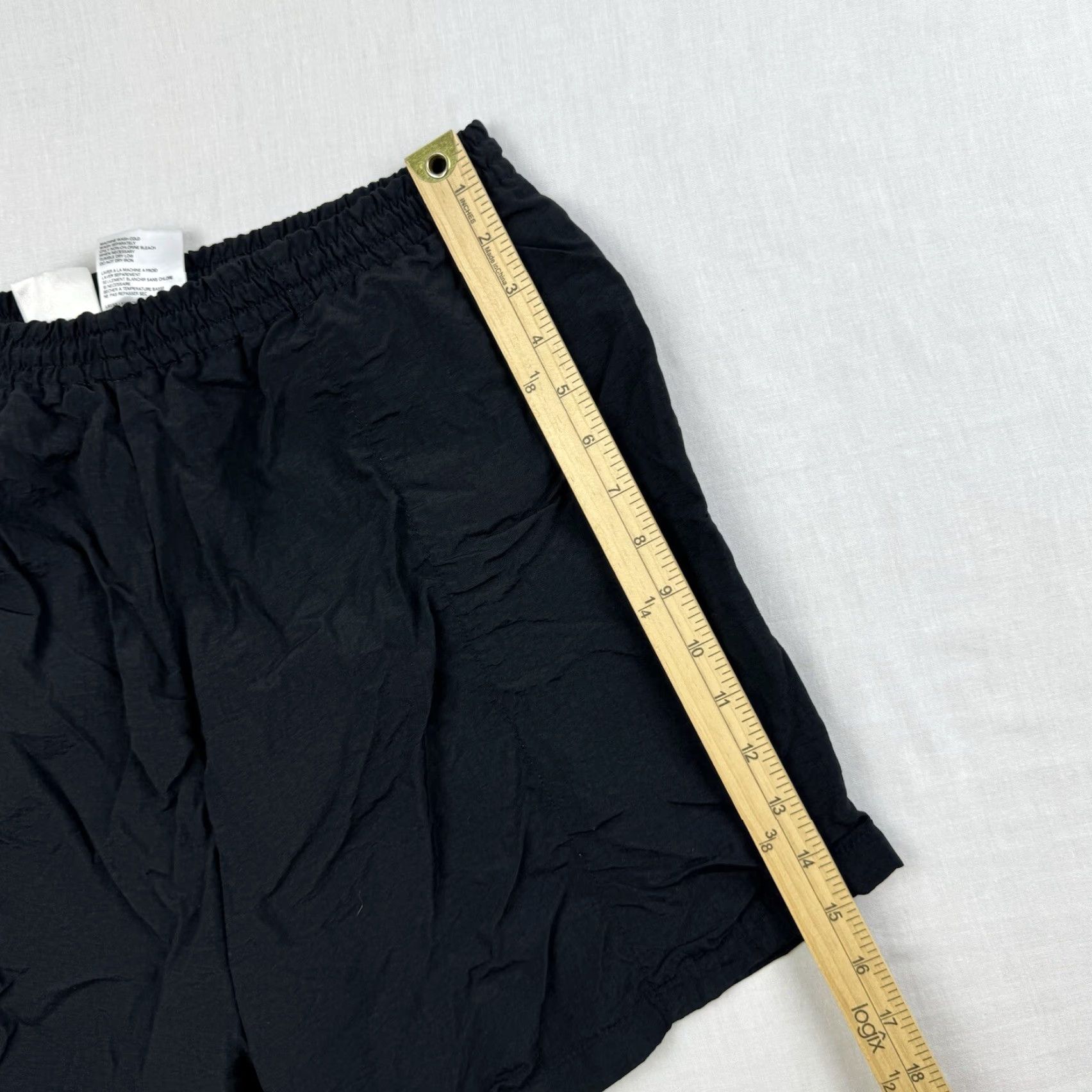Wilson VINTAGE Wilson Swim Trunks Adult XL Black Classic Ocean Beach Shorts 90s Y2K Size US 36 / EU 52 - 7 Thumbnail