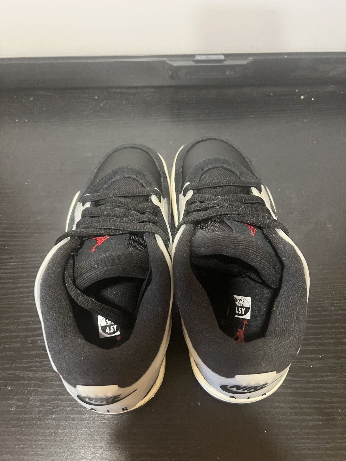 Jordan Brand SIZE 6 W0MAN - Jordan 4 RM Black Sail Brand New No Box Size US 6 / IT 36 - 5 Thumbnail