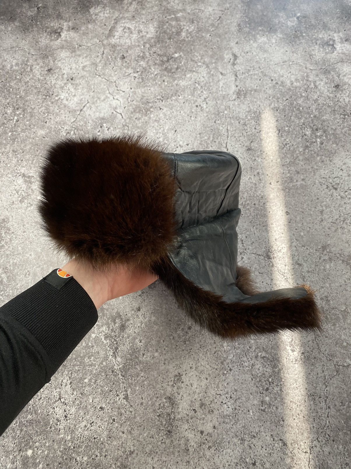 Vintage Vintage Real Fur-leather Trapper Cap Ushanka Hat Fox Winter Size ONE SIZE - 1 Thumbnail