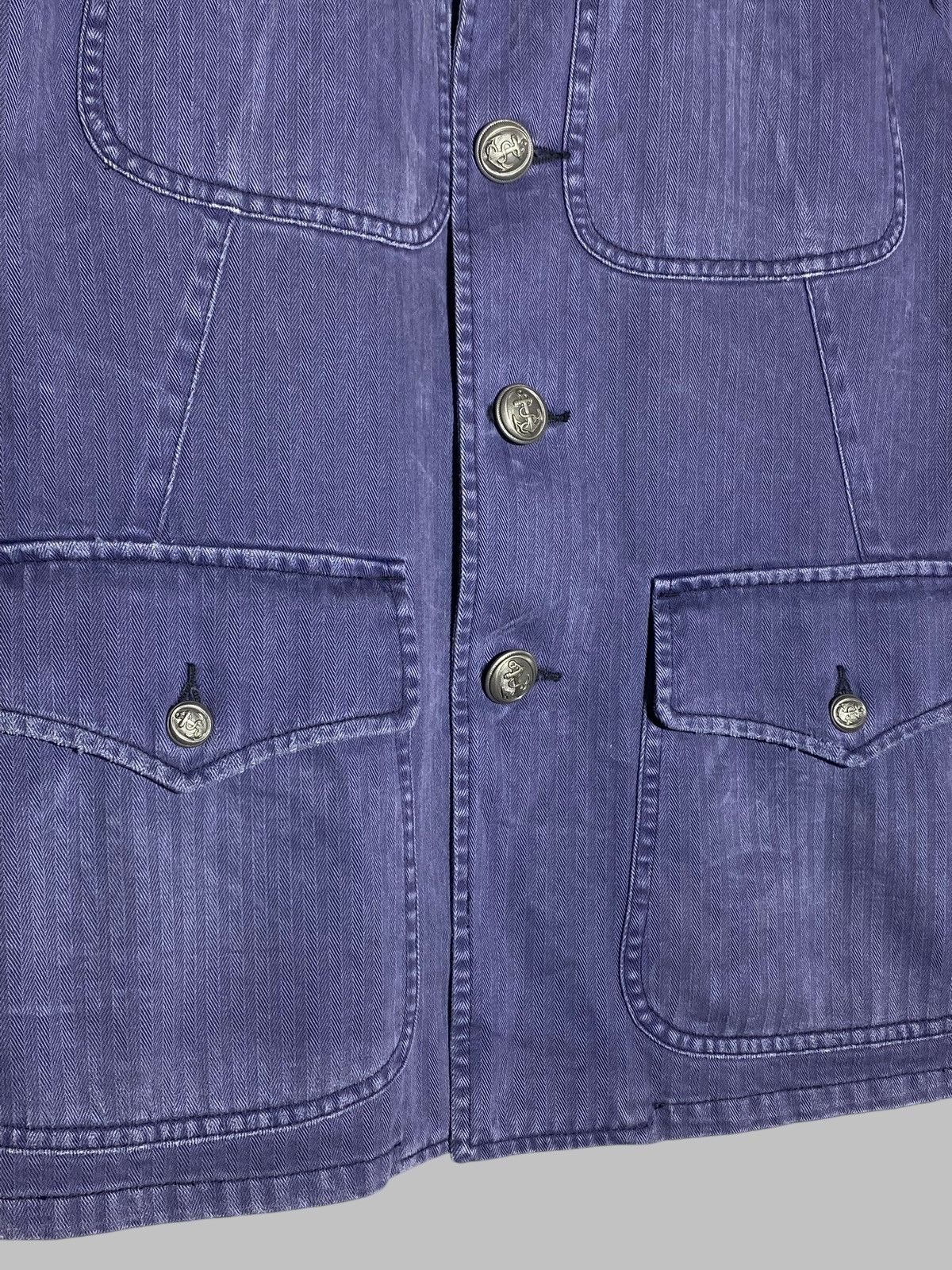 RRL Ralph Lauren RRL Double R Ralph Lauren Vintage Denim Jacket Officer Vibe Size S / US 4 / IT 40 - 4 Thumbnail