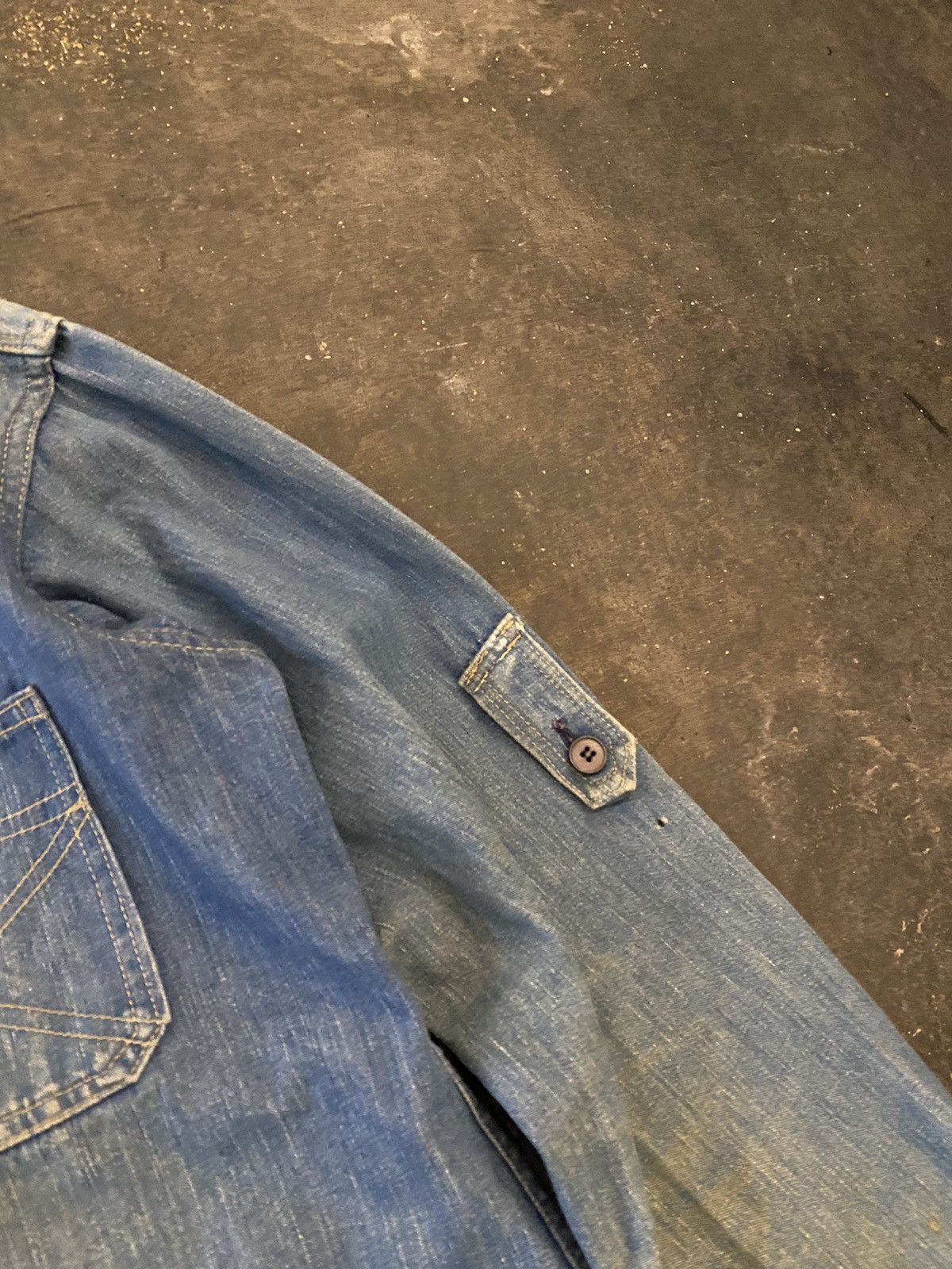 Beauty Beast × Japanese Brand Bigyank denim Avant Garde shirt Size US M / EU 48-50 / 2 - 3 Thumbnail