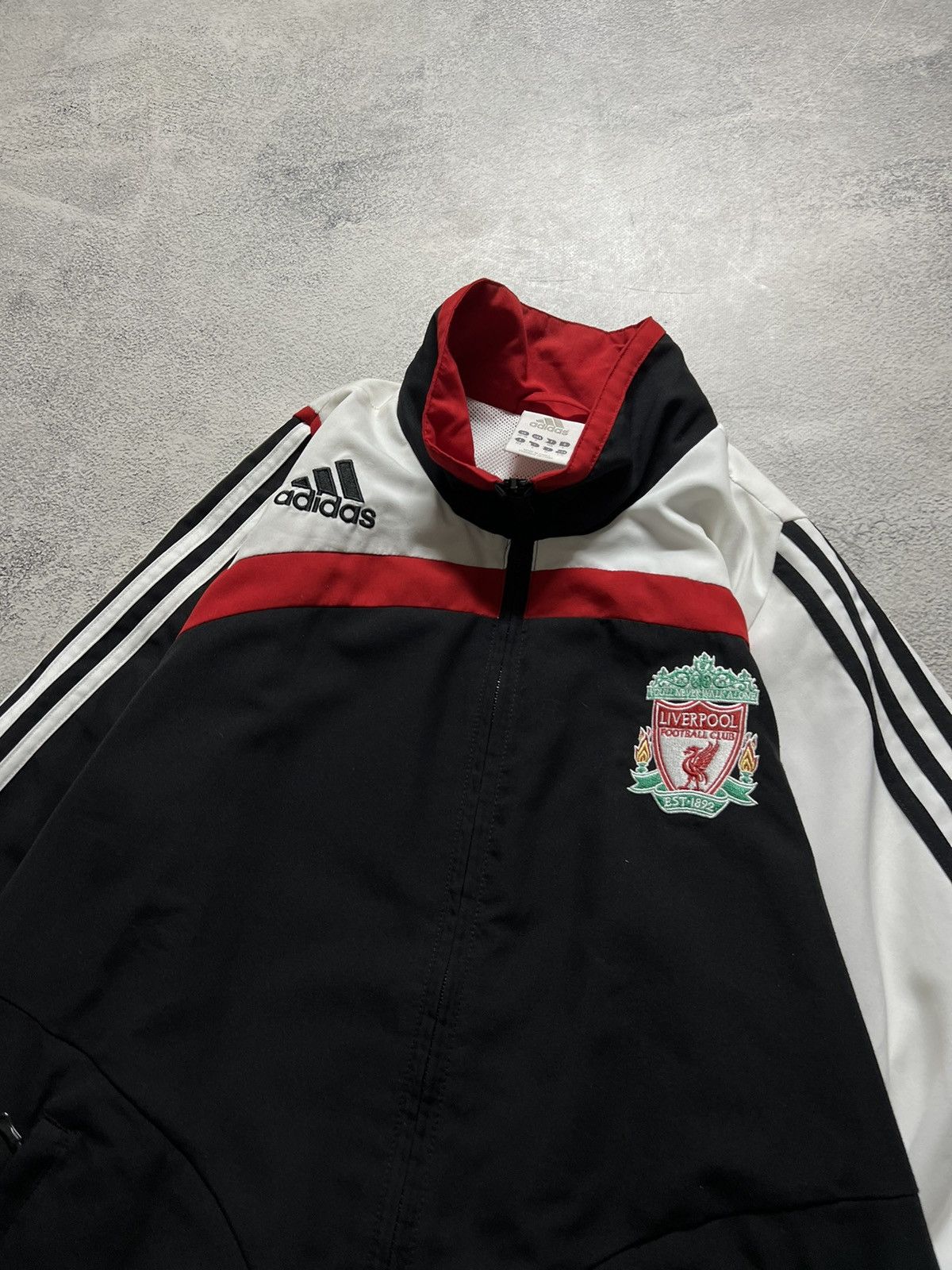 Adidas Vintage Y2k Adidas Liverpool 🤍🖤 Soccer Jacket 00’s Size US S / EU 44-46 / 1 - 4 Thumbnail