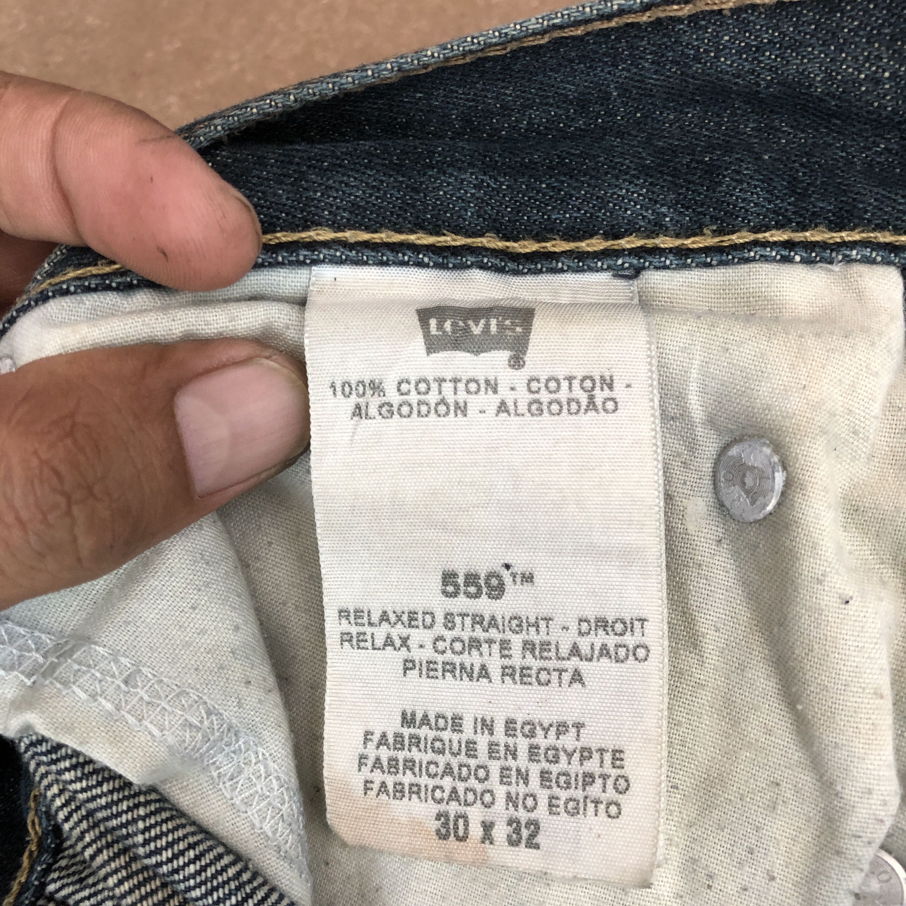 Levi's Vintage Levis Distressed Jeans Mud Wash Levi's Ripped Denim Size US 32 / EU 48 - 9 Thumbnail