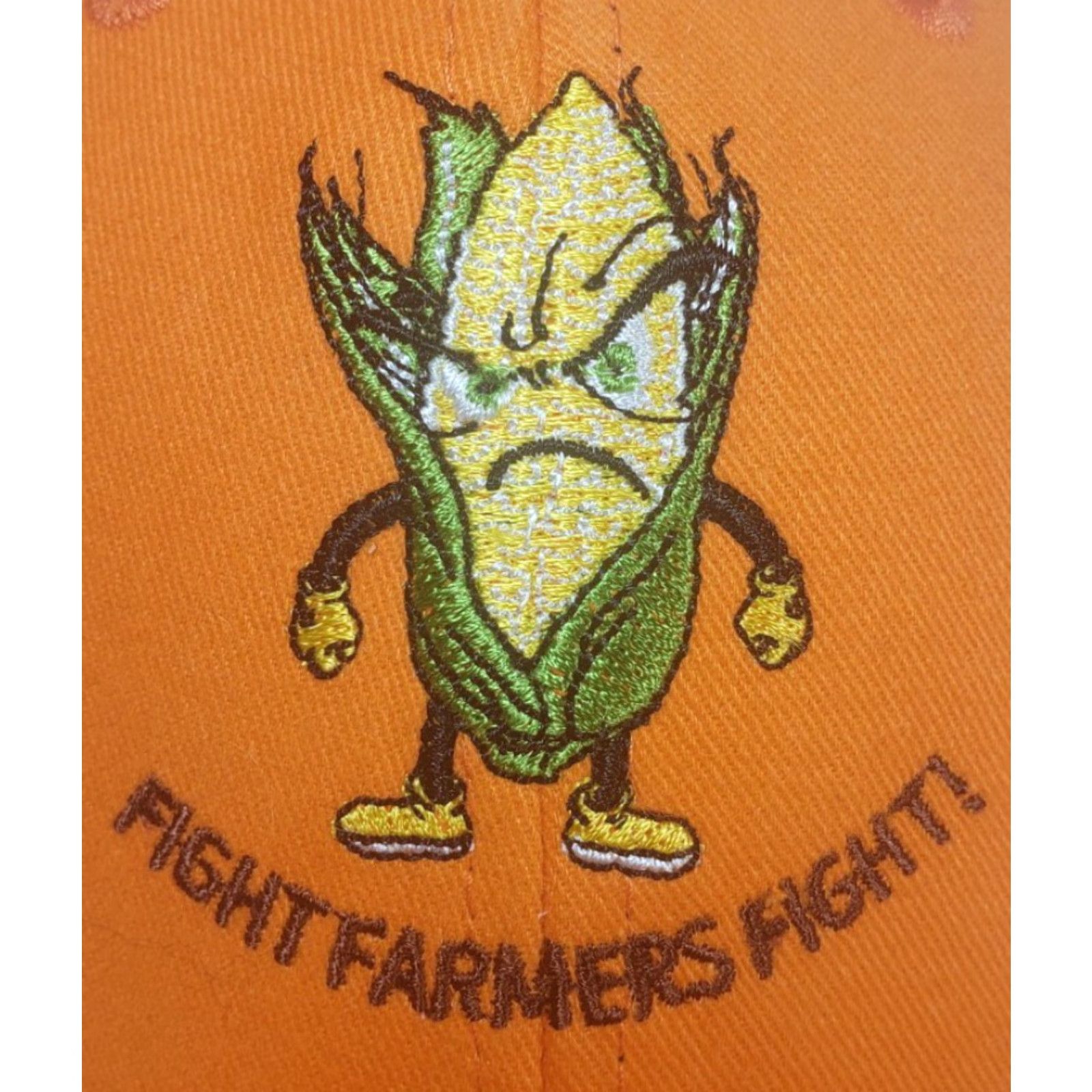 JW Anderson FIGHT FARMERS FIGHT Blaze Orange Strap Baseball Cap Hat Phipps Anderson Deacon L Size 44L - 2 Thumbnail