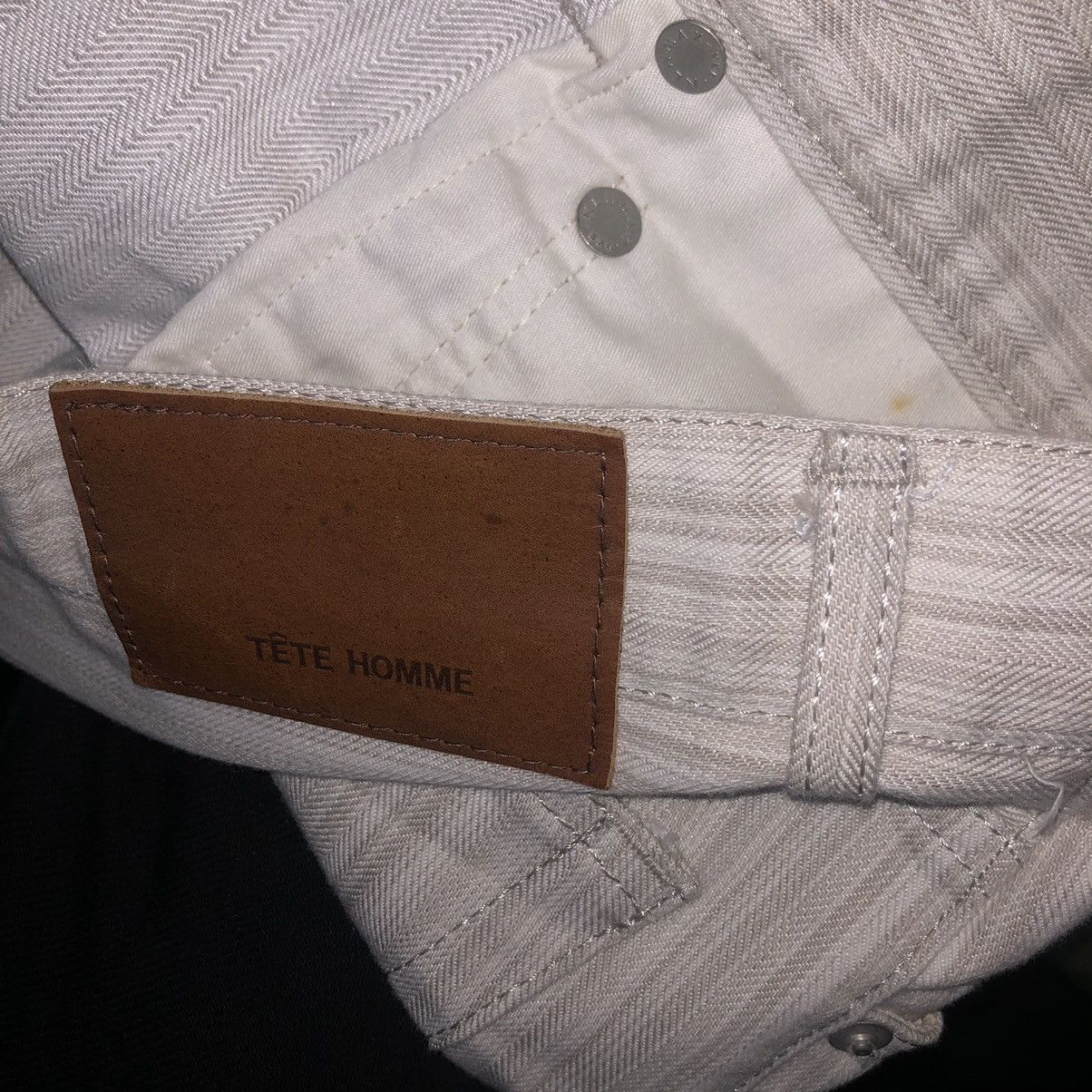 Issey Miyake Issey Miyake Tete Homme Co Flare Jeans Size US 36 / EU 52 - 23 Thumbnail