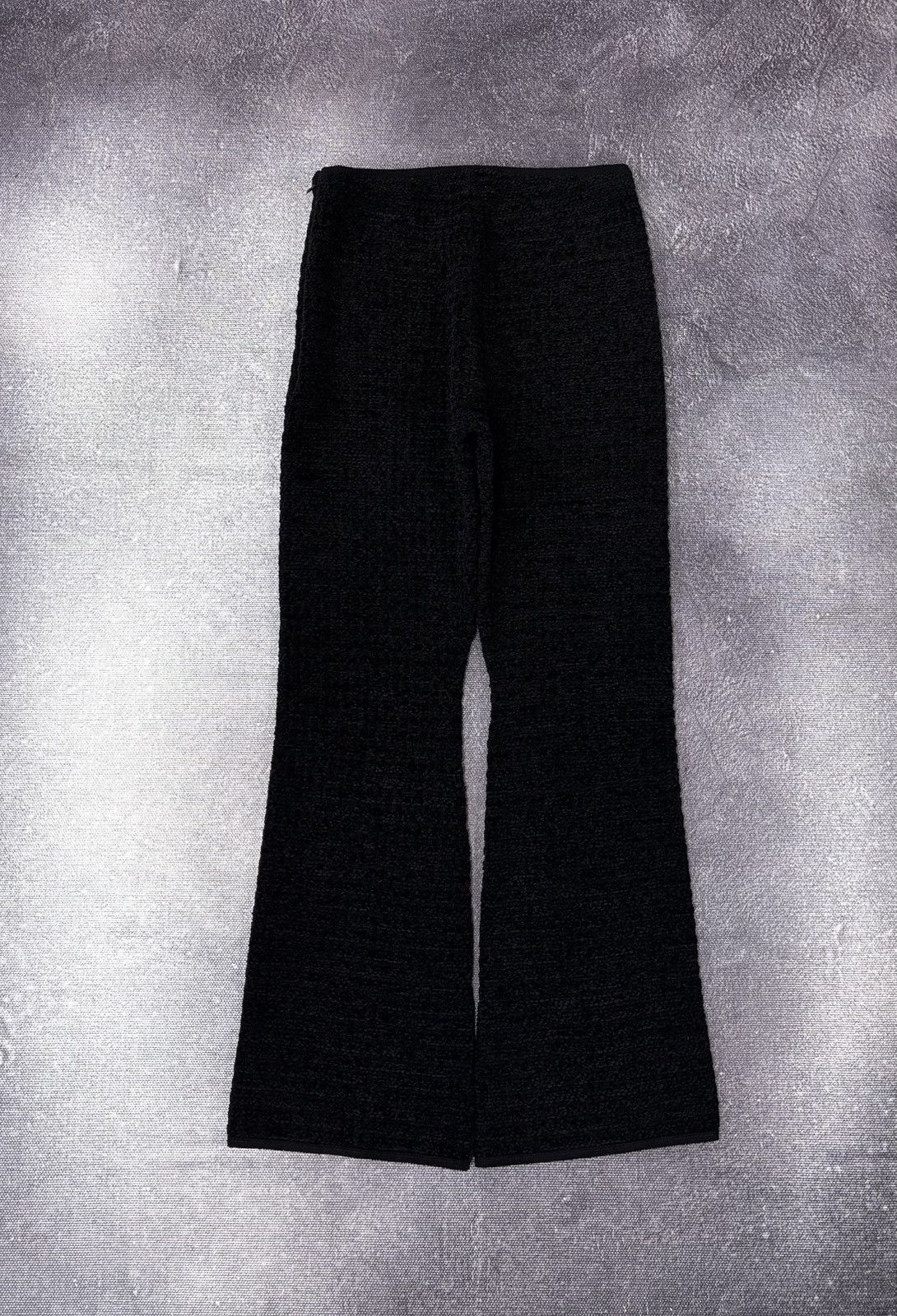 Sandro Sandro Paris NWT Women’s Black Velvet Tweed Flared Pants Size 27" / US 4 / IT 40 - 2 Thumbnail