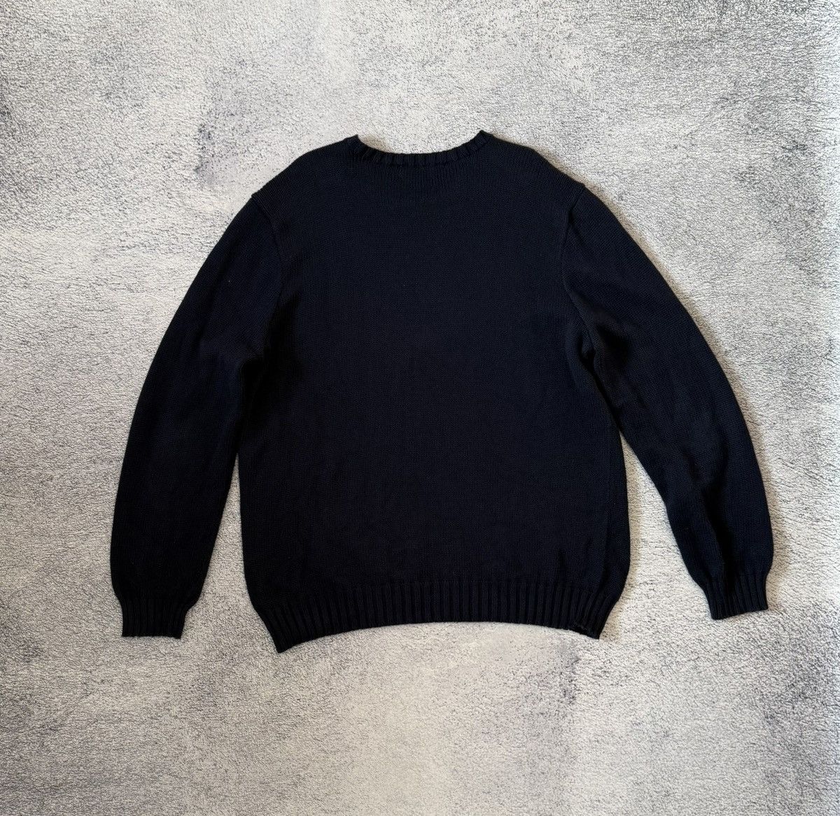 Polo Ralph Lauren Vintage Polo Ralph Lauren Sweater Navy Knit L Relaxed Size US L / EU 52-54 / 3 - 8 Thumbnail