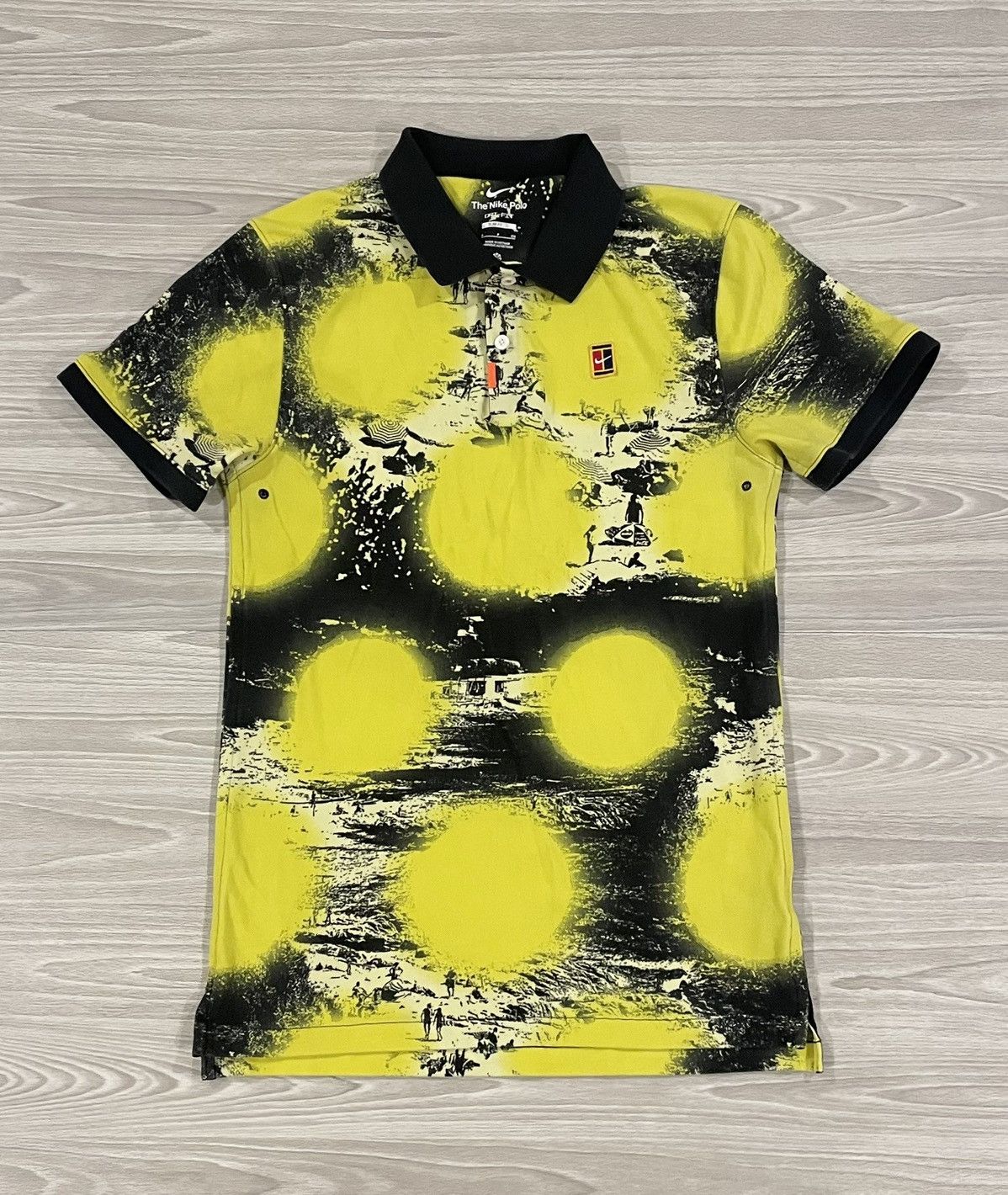 Nike Nike Tennis Challenge Yellow Polo Shirt Men’s Size Small Size US S / EU 44-46 / 1 - 1 Thumbnail