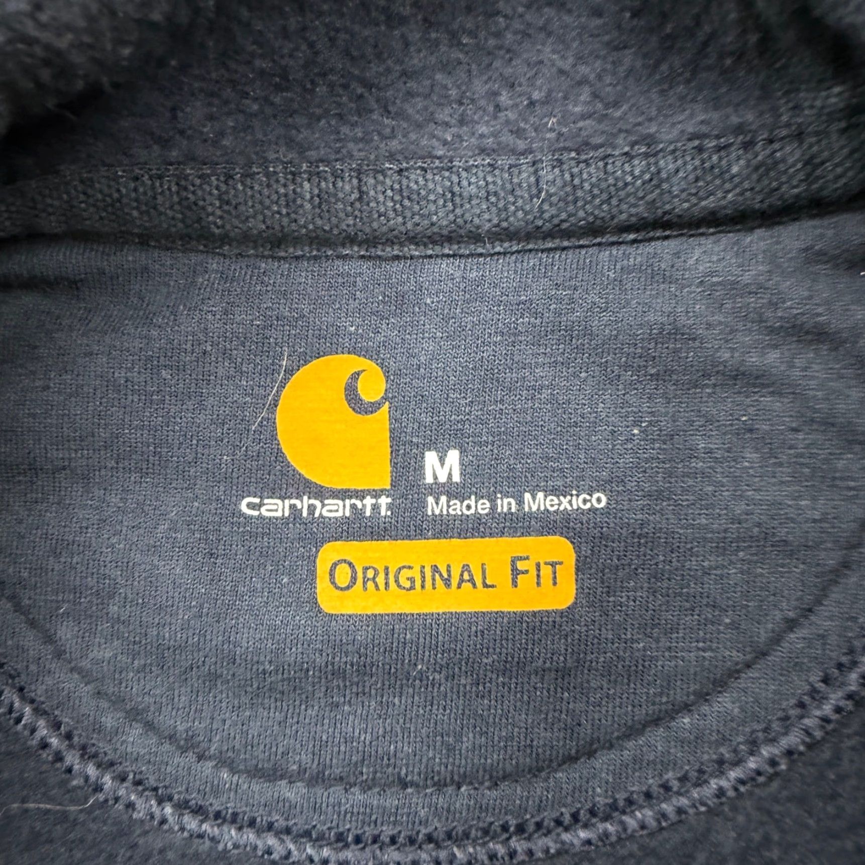 Carhartt Carhartt Hoodie Mens Full Zip Navy Blue In Control Security Workwear M Medium Size US M / EU 48-50 / 2 - 3 Thumbnail