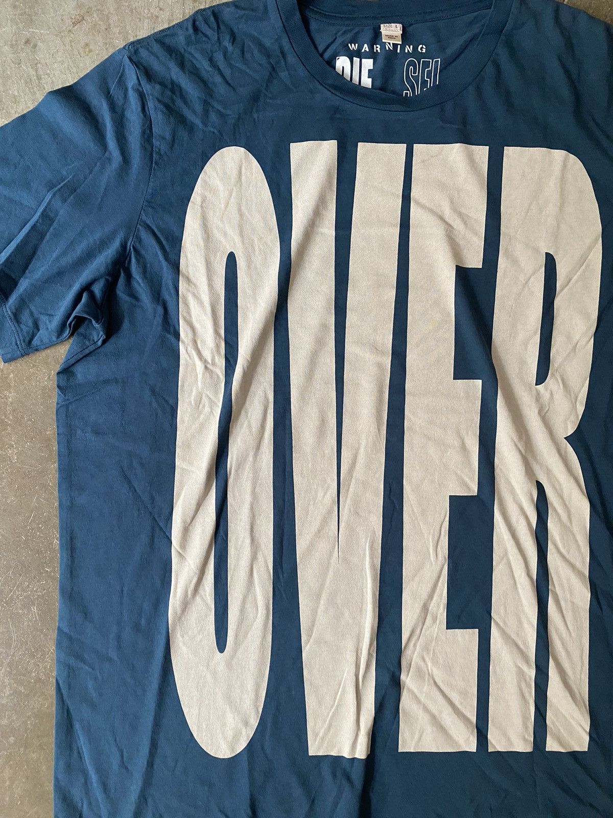 Diesel Vintage Diesel “Over You” Tee Balenciaga Kapital CPFM Gucci Size US L / EU 52-54 / 3 - 3 Thumbnail