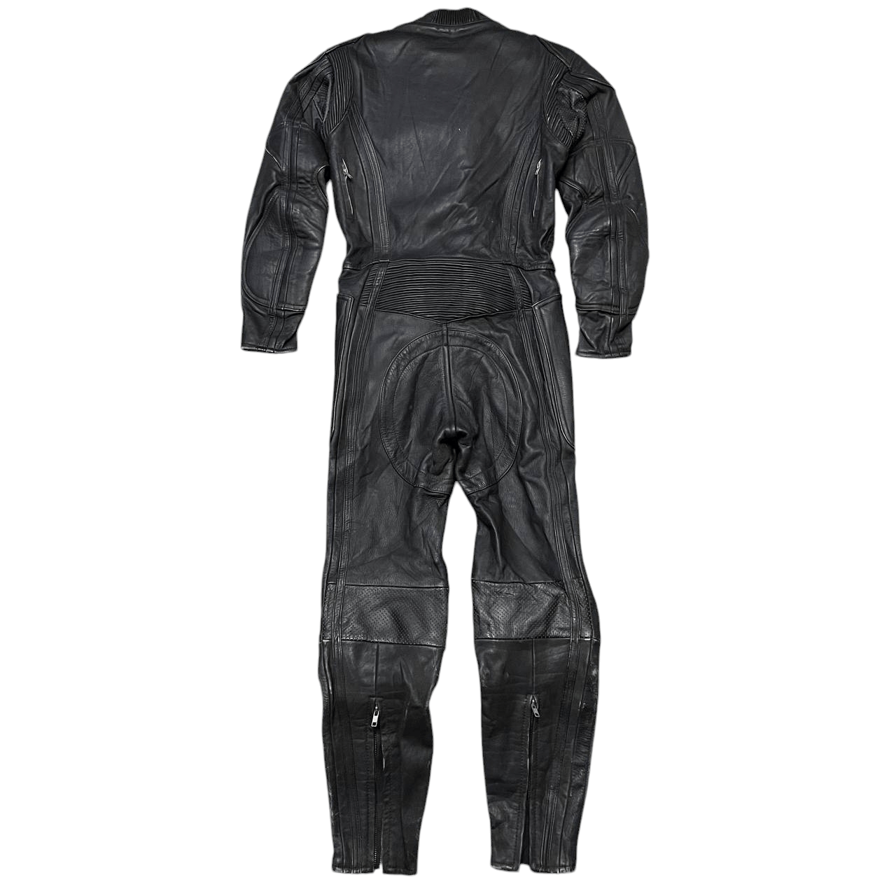 Leather Vintage 90's Giulio Leather Jumpsuit Racing Coveralls Size US 28 / EU 44 - 12 Thumbnail