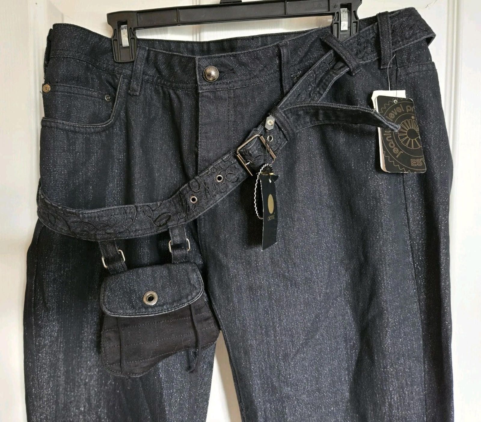 Other AKMDKS Jeanius Level Jeans 38 Gemini Belt Round The Way Fit Size 38" / US 16 / IT 52 - 6 Thumbnail