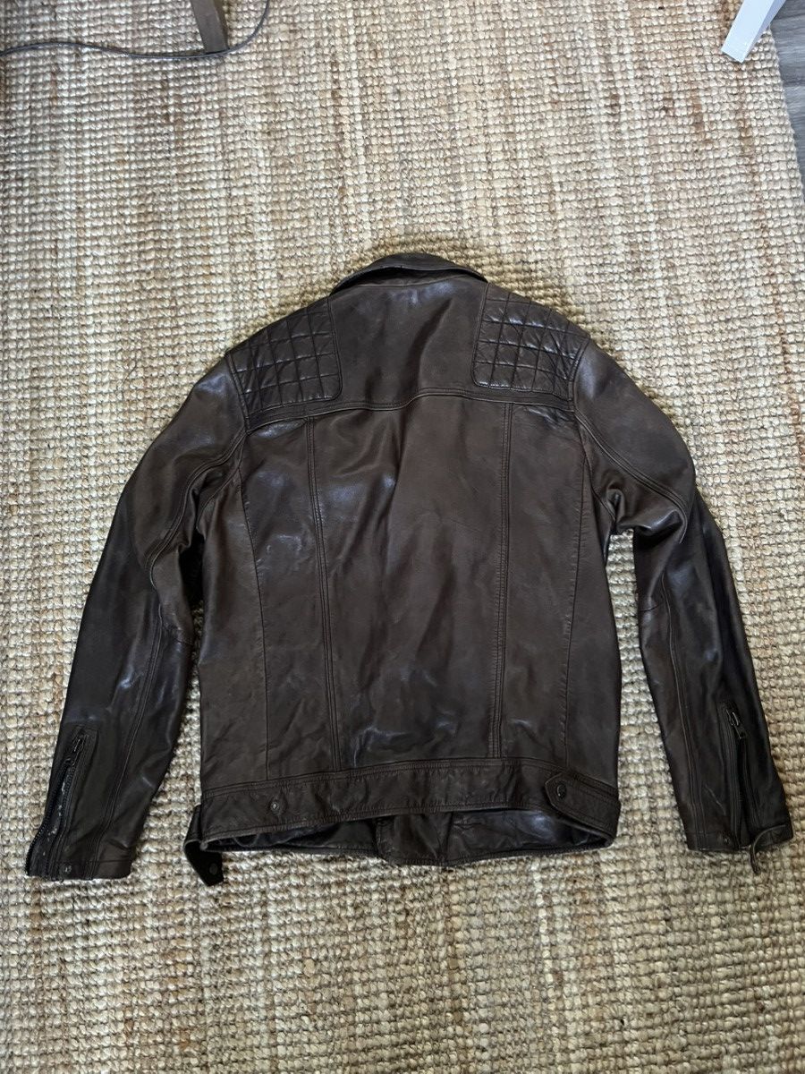 Allsaints Allsaints Brown Conroy Biker Jacket Size US S / EU 44-46 / 1 - 3 Thumbnail