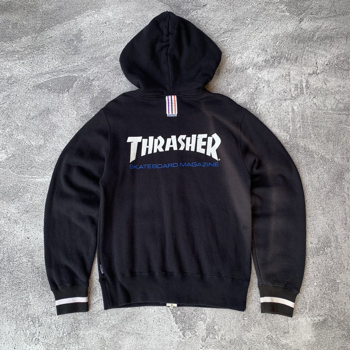 Gallery1950 × Japanese Brand × Thrasher Ziphoodie Thrasher x Gallery1950 Black Sun Fadded Size US M / EU 48-50 / 2 - 2 Thumbnail