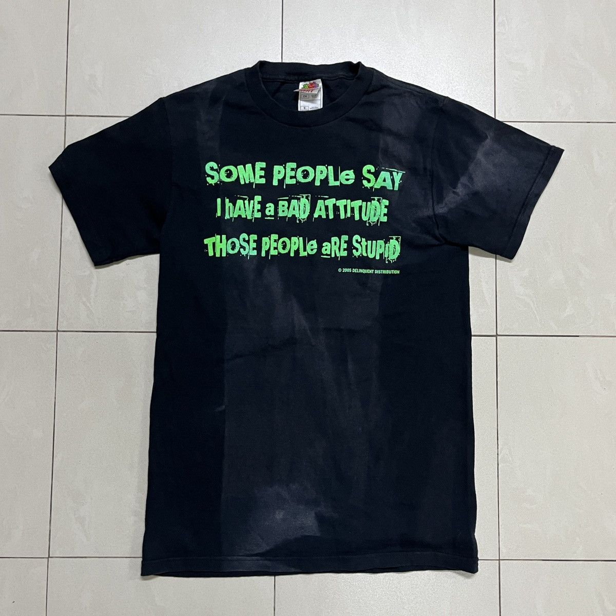 Vintage Vintage Faded Wording/Quotes T Shirt Size US XS / EU 42 / 0 - 2 Thumbnail