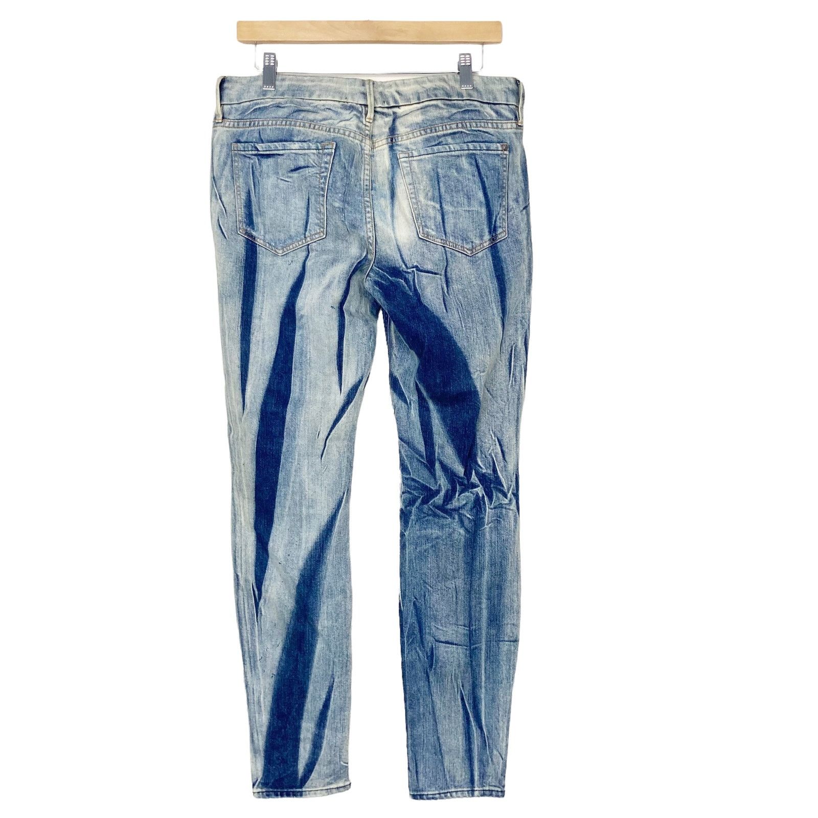 Georges Marciano Elin Kling for Marciano Two Tone Distressed Jeans Sz 29 Size 29" - 5 Thumbnail
