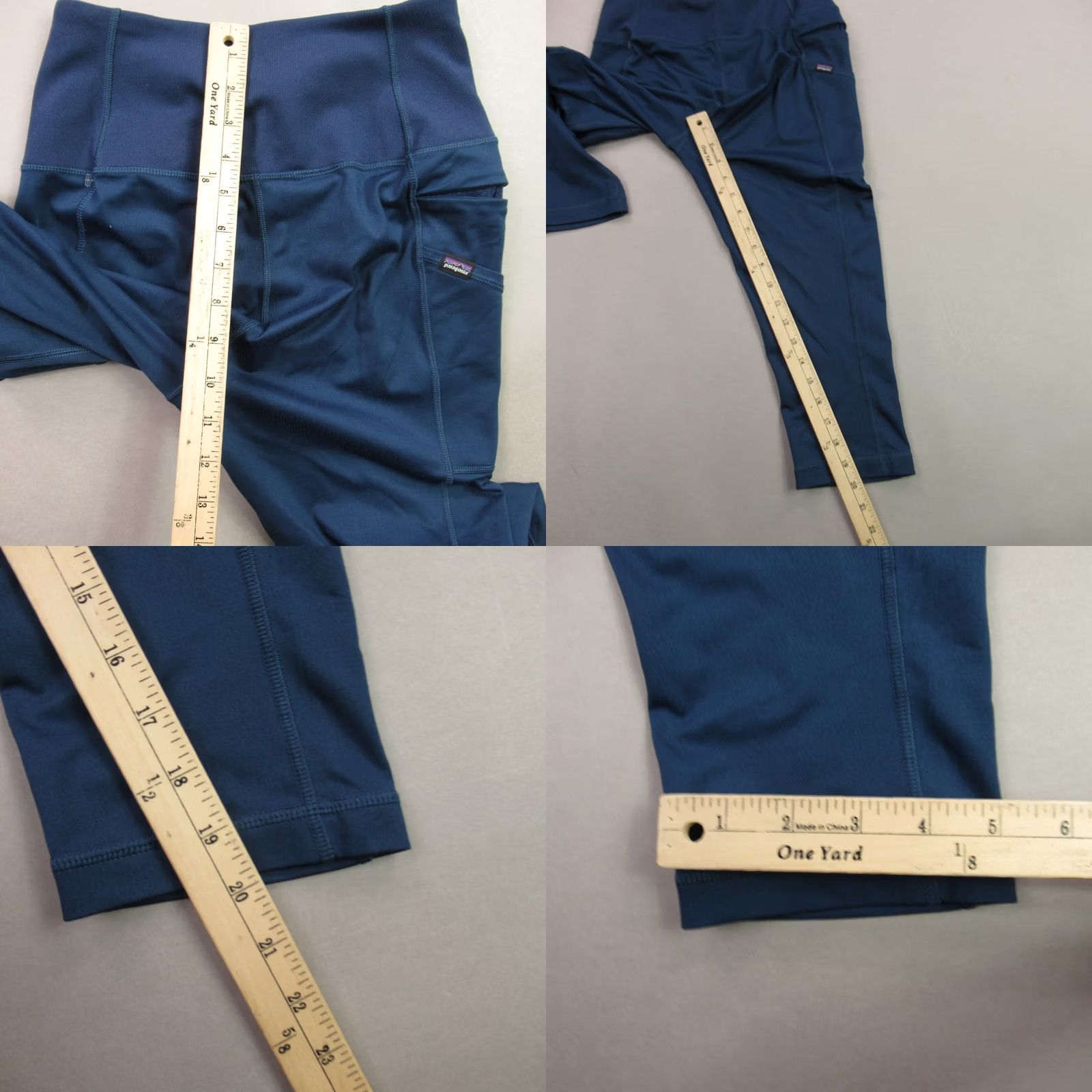 Patagonia Patagonia Leggings Womens Medium Workout Gym Stretch Lightweight Casual Blue Size 32" / US 10 / IT 46 - 8 Thumbnail