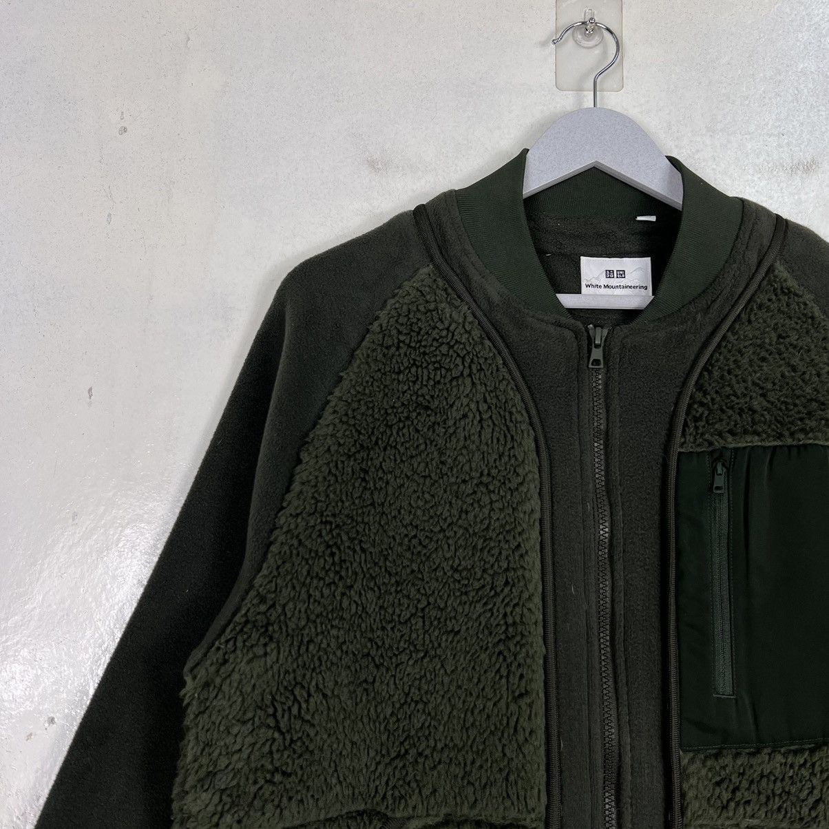 White Mountaineering 🔥 WHITE MOUNTAINEERING FLEECE BOMBER JACKET Size US S / EU 44-46 / 1 - 7 Thumbnail