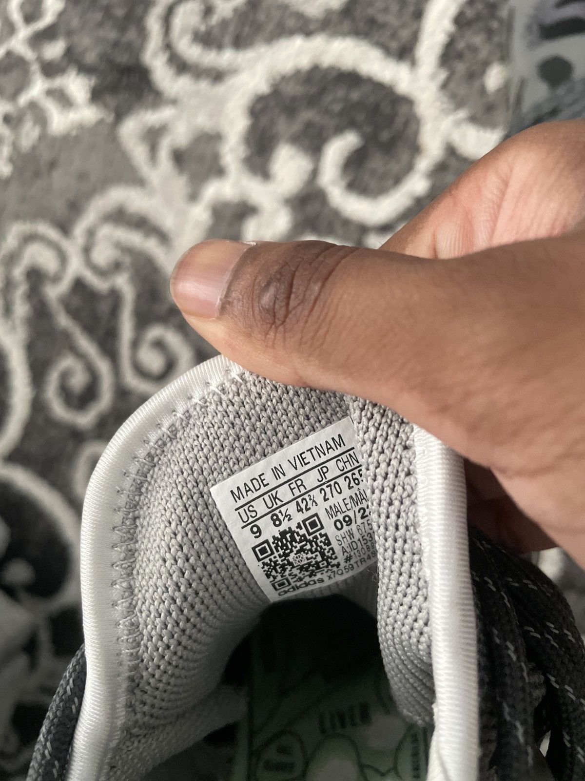 Humanrace Adidas NMD Hu Animal Print Ash Grey Size US 9 / EU 42 - 2 Thumbnail