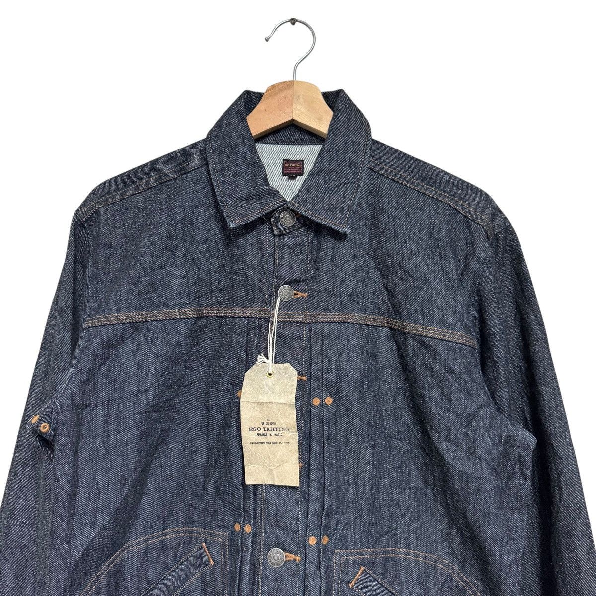 Warehouse & Co. BNWT Ego Tripping Denim Jacket Union Made Advance&Basic Size US M / EU 48-50 / 2 - 3 Thumbnail